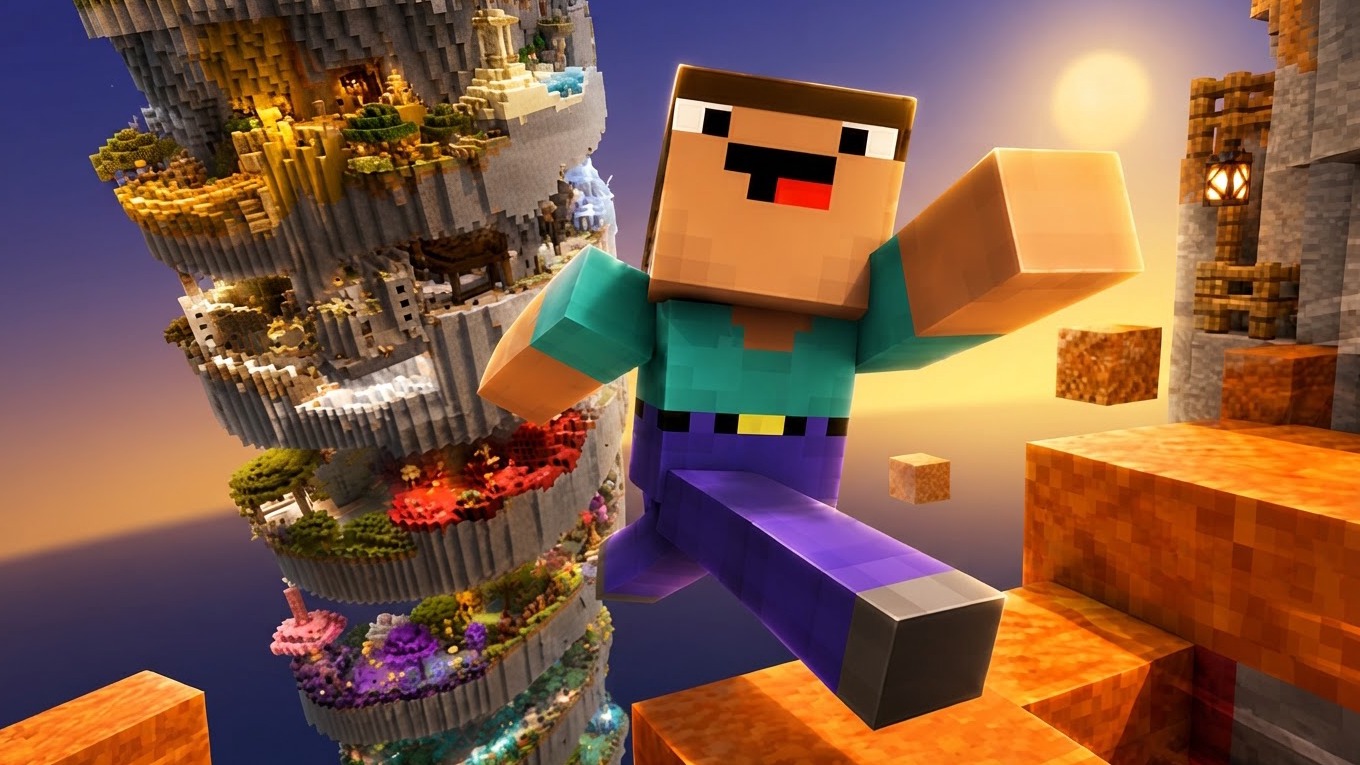 Copertina di Noob Parkour 3D: Spiral