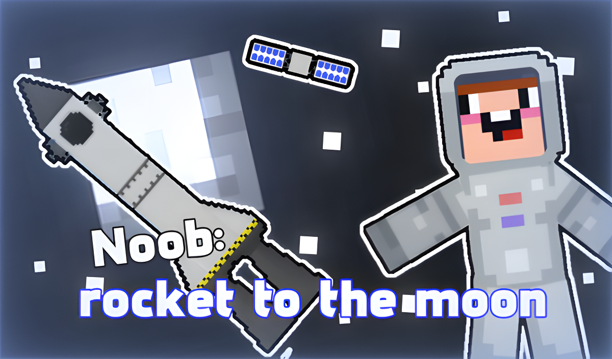 Arte da capa de Noob: Rocket to the moon