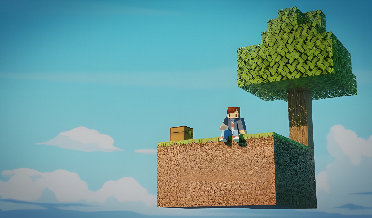 Imagen de portada de Noob: Skyblock Survival