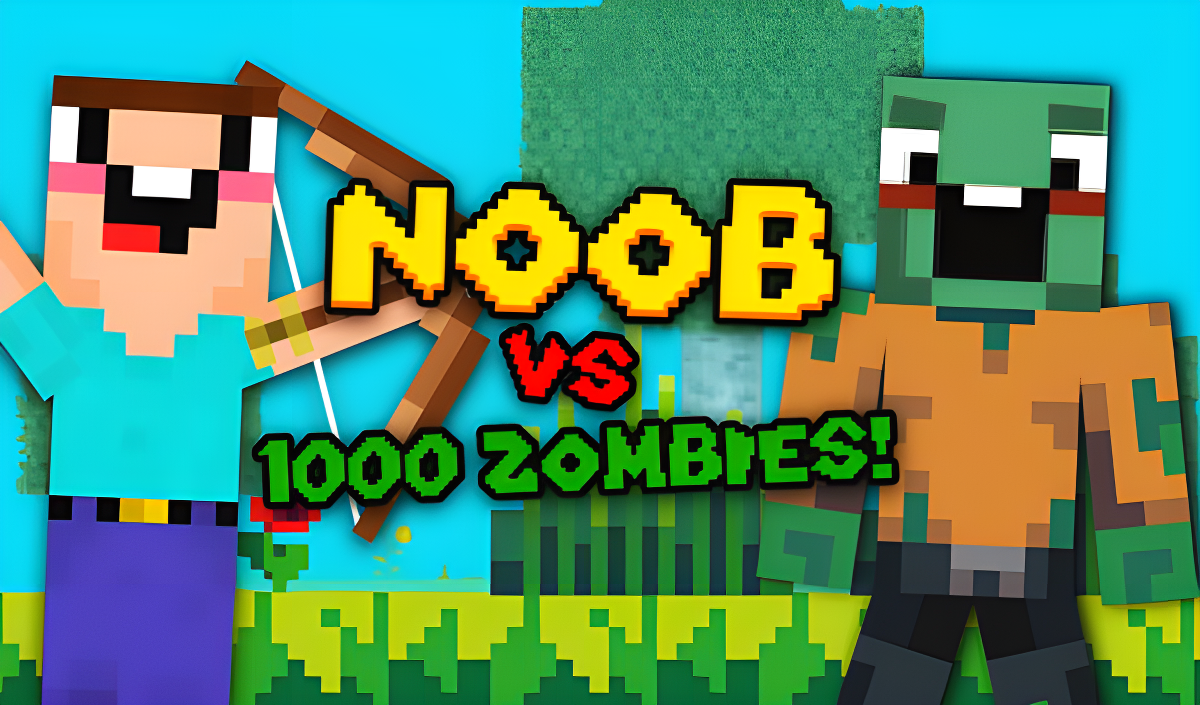 Noob vs 1000 zombies!