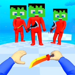 Nubik is a knife thrower against zombies