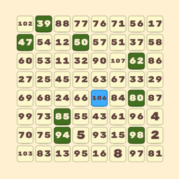 Numbers in ascending order : Tiles
