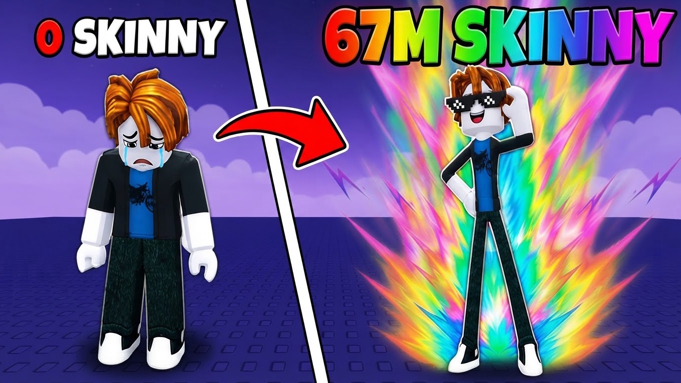 Obby: +1 Skinny Per Step