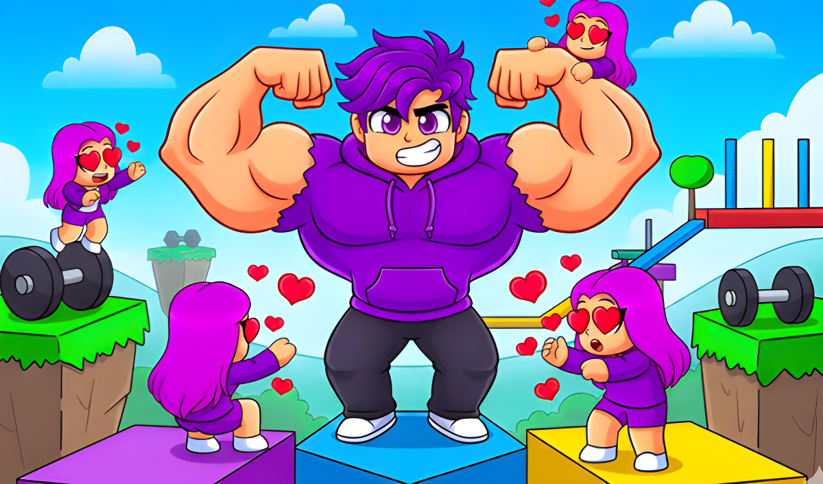 Obby: Become Cool 99 Strength Simulator cover art