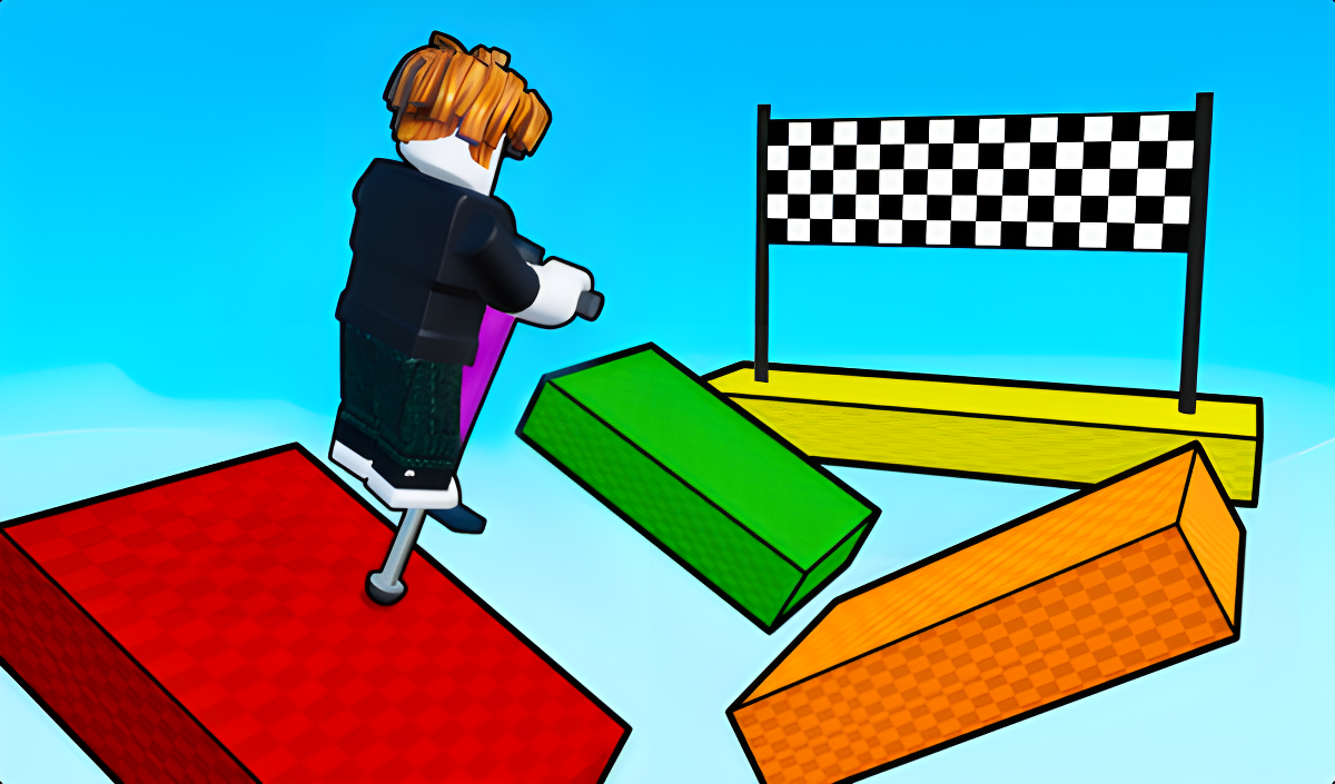 Obby but You're on a Pogo cover art