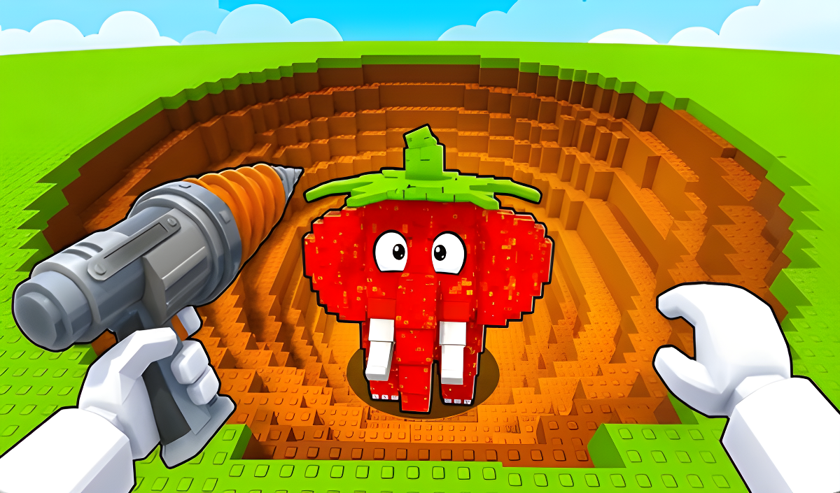 Arte da capa de Obby: Dig Brainrots