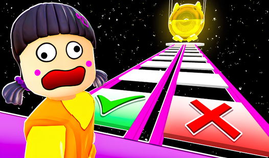 Obby Glass Bridge: Squid Game
