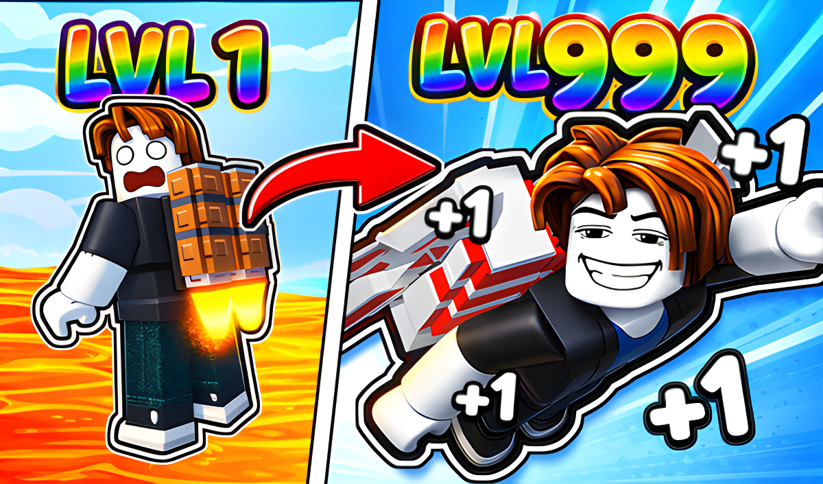 Obby: Jetpack escape! +1 speed