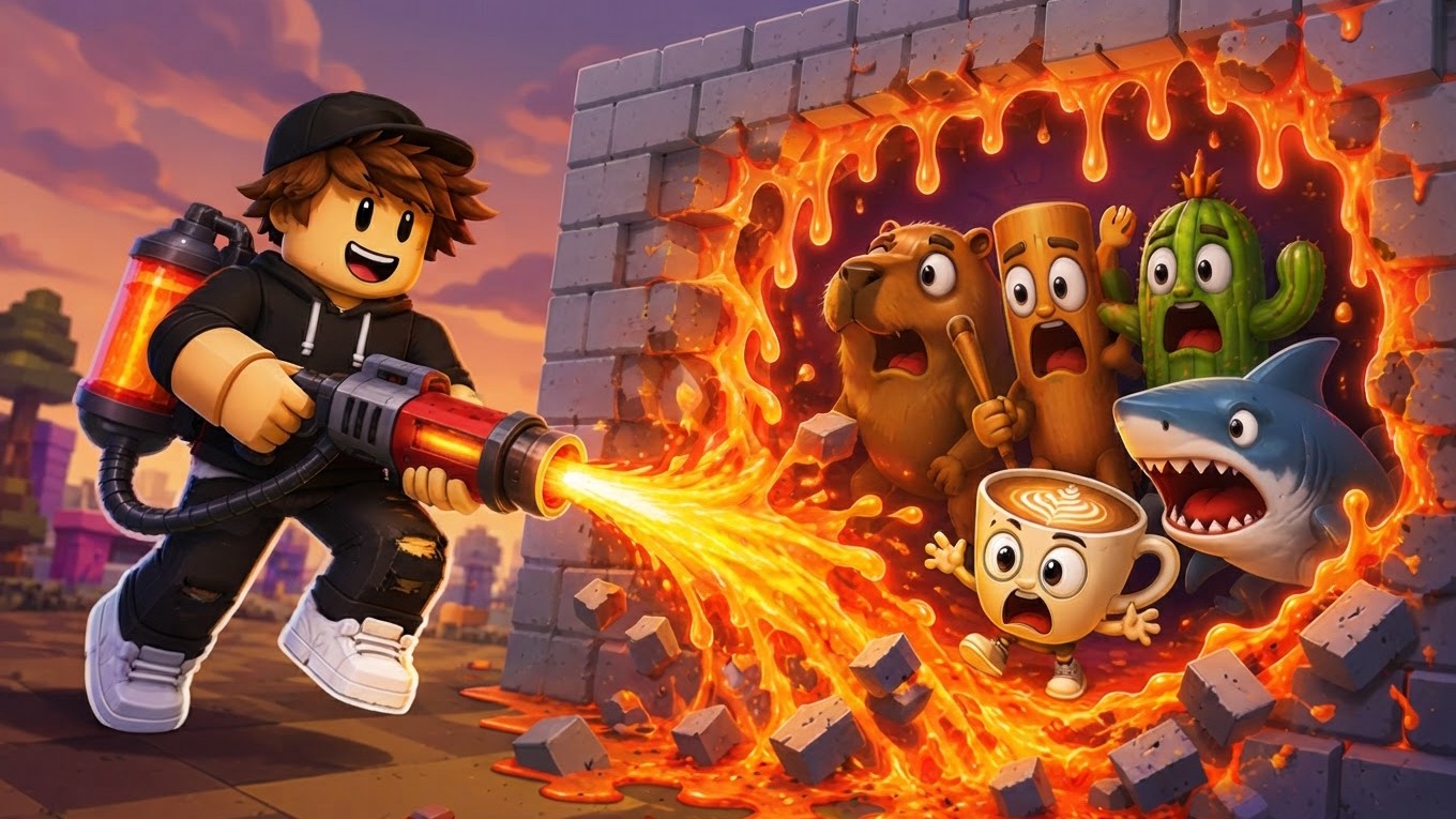 Visuel de Obby Laser Gun - Brainrots