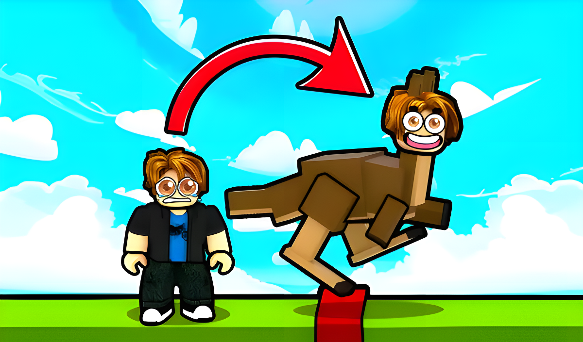 Arte da capa de Obby parkour, but You're an animal