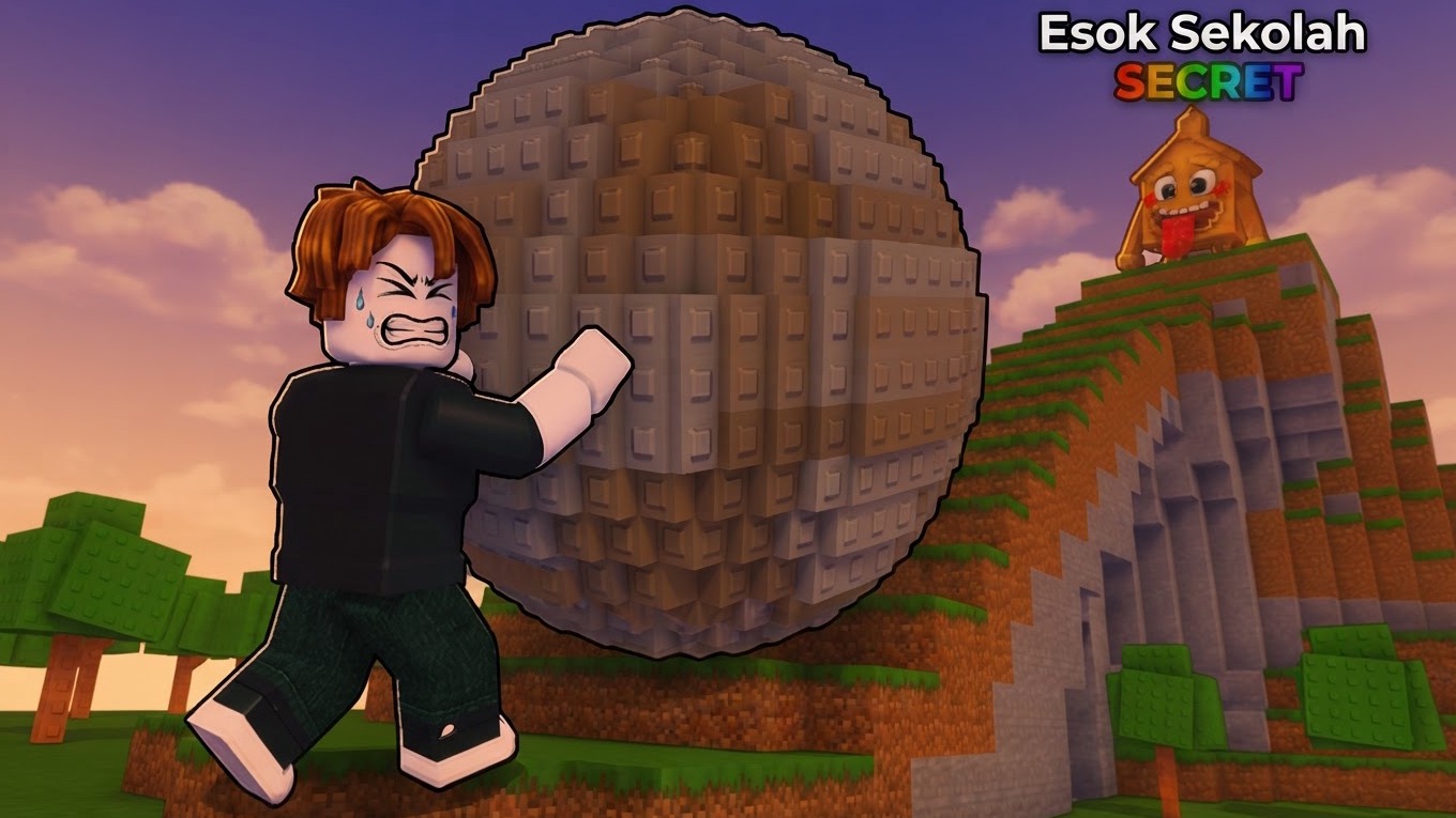 Arte da capa de Obby: Push Rock For Brainrots