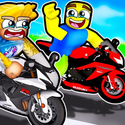 Obby: Ride the furthest on a motorcycle