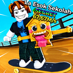 Obby: Skateboard tricks for Brainrots!