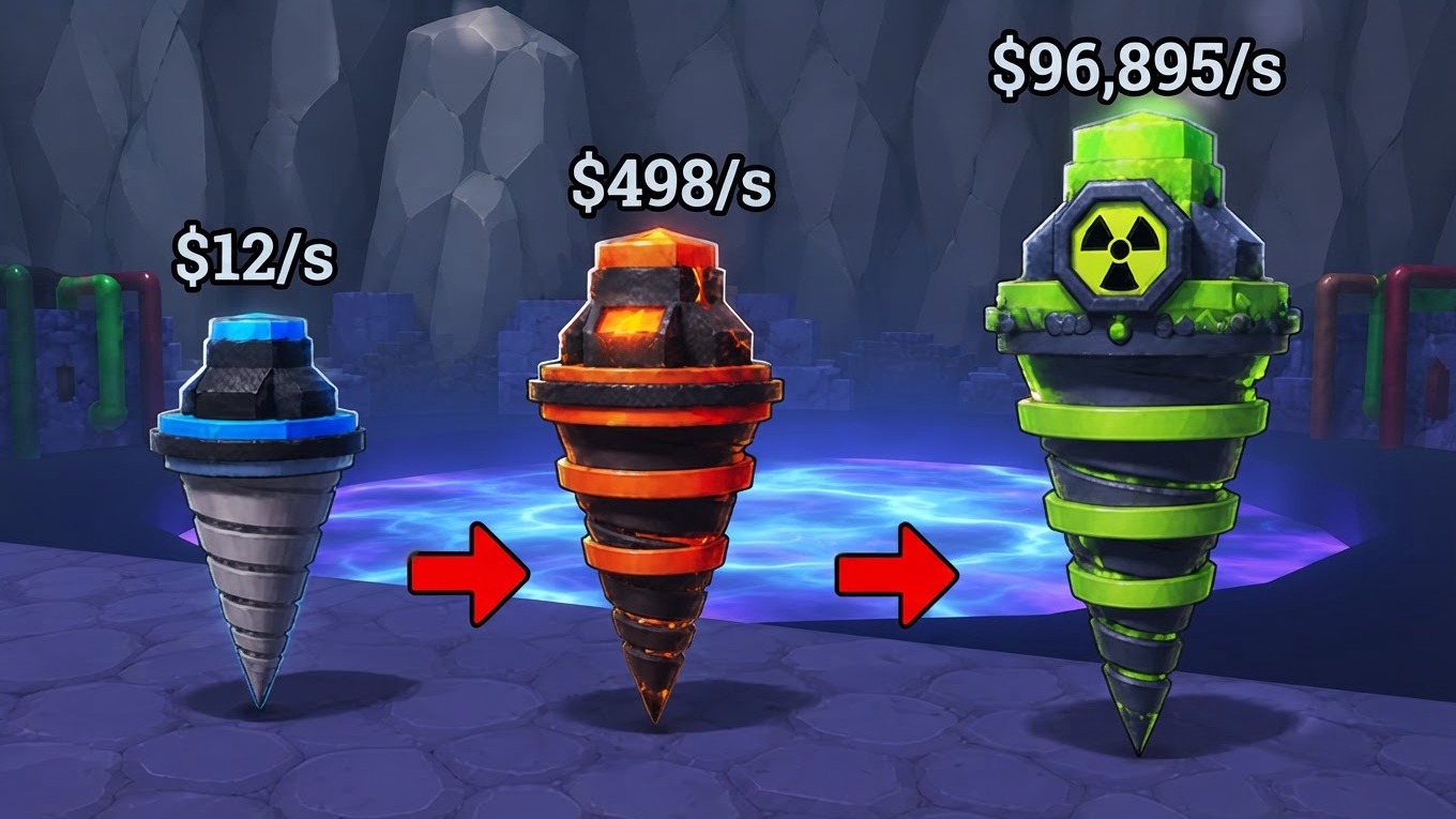 Obby: Stronger Drill, Deeper Mine