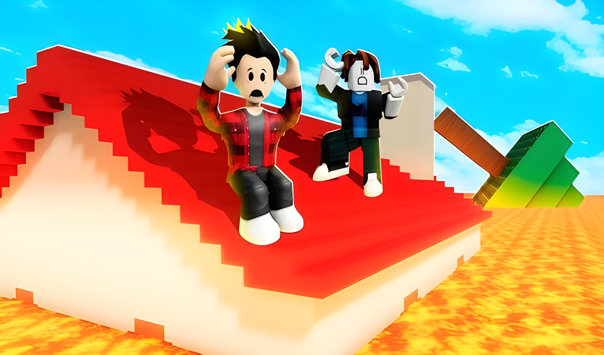 Obby Online: The Floor is Lava at School
