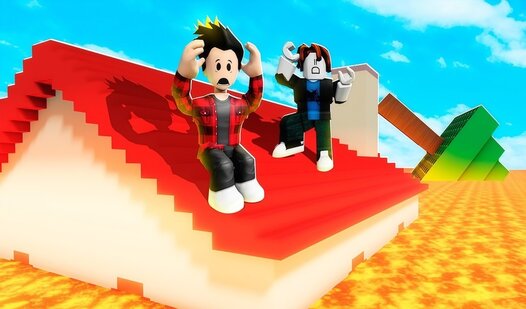 Obby Online: The Floor is Lava at School