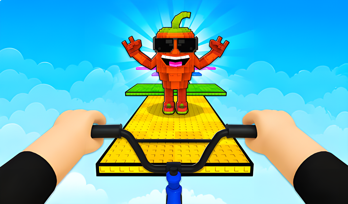 Obby: Tricks on Bicycle for Brainrots!