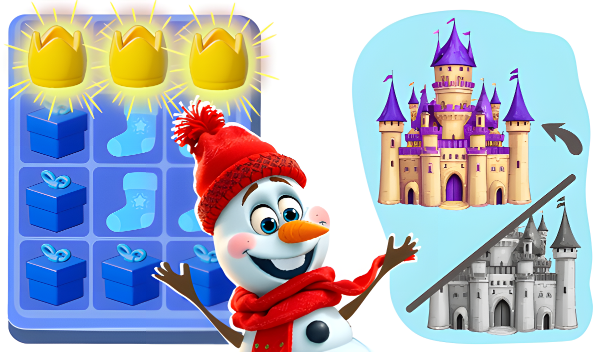 Copertina di Olaf Designer - Match 3