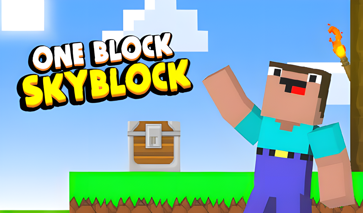 Arte da capa de One Block Skyblock