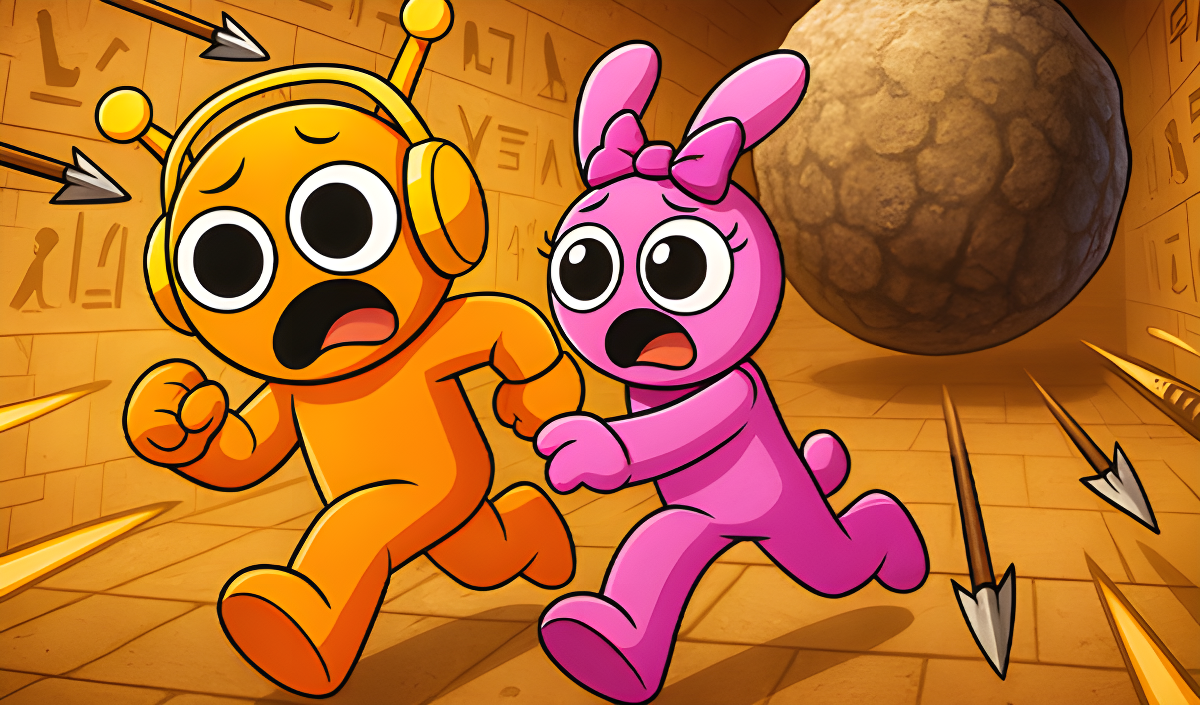 Arte da capa de Oren and Pinki in the Tomb of Music