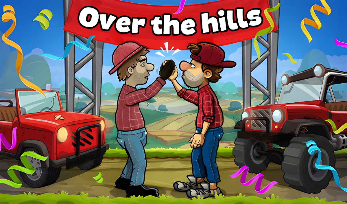 Over the hills cover art
