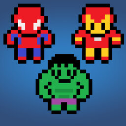 Pictures by Numbers: Superheroes