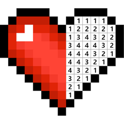 Pixel Art: Coloring by Numbers