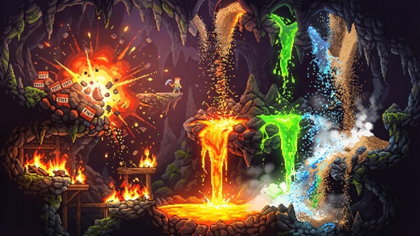 Arte da capa de Pixel Sandbox: God Simulator