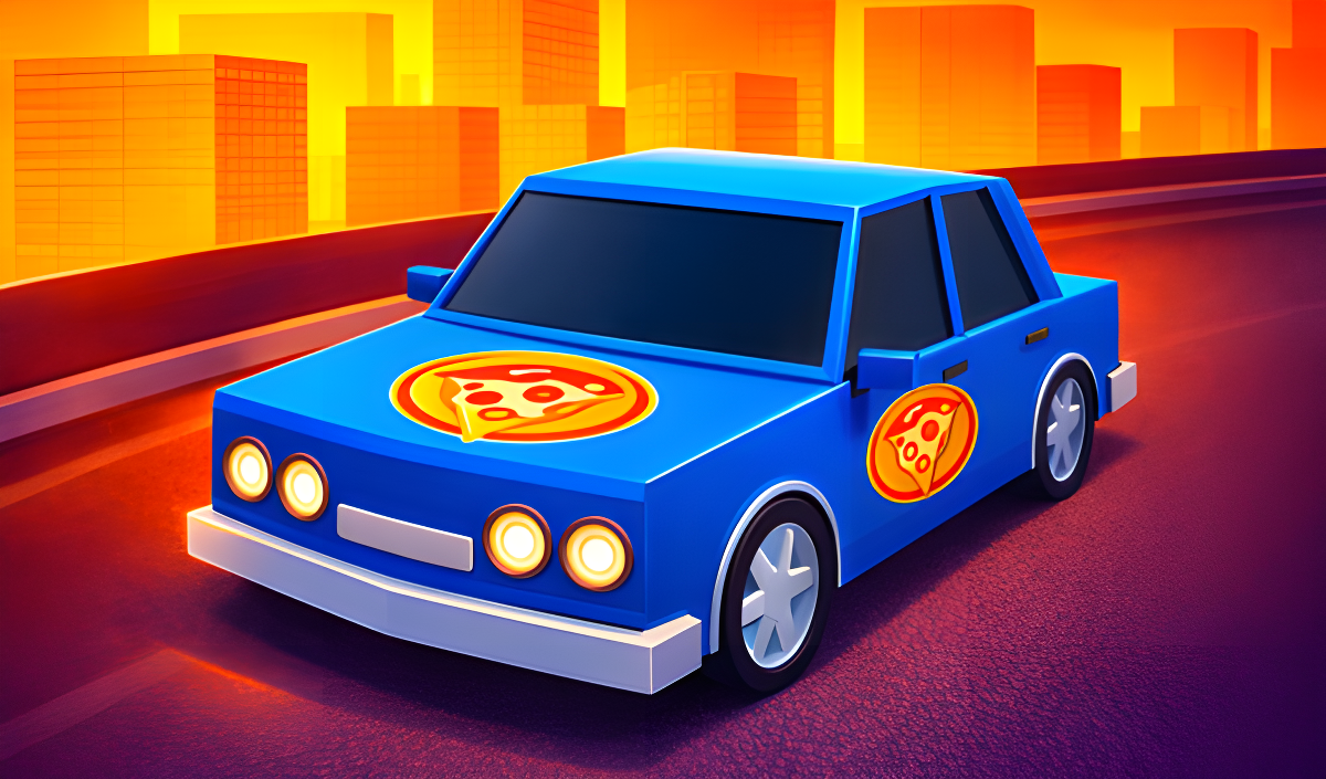 Copertina di Pizza Delivery Simulator: By car