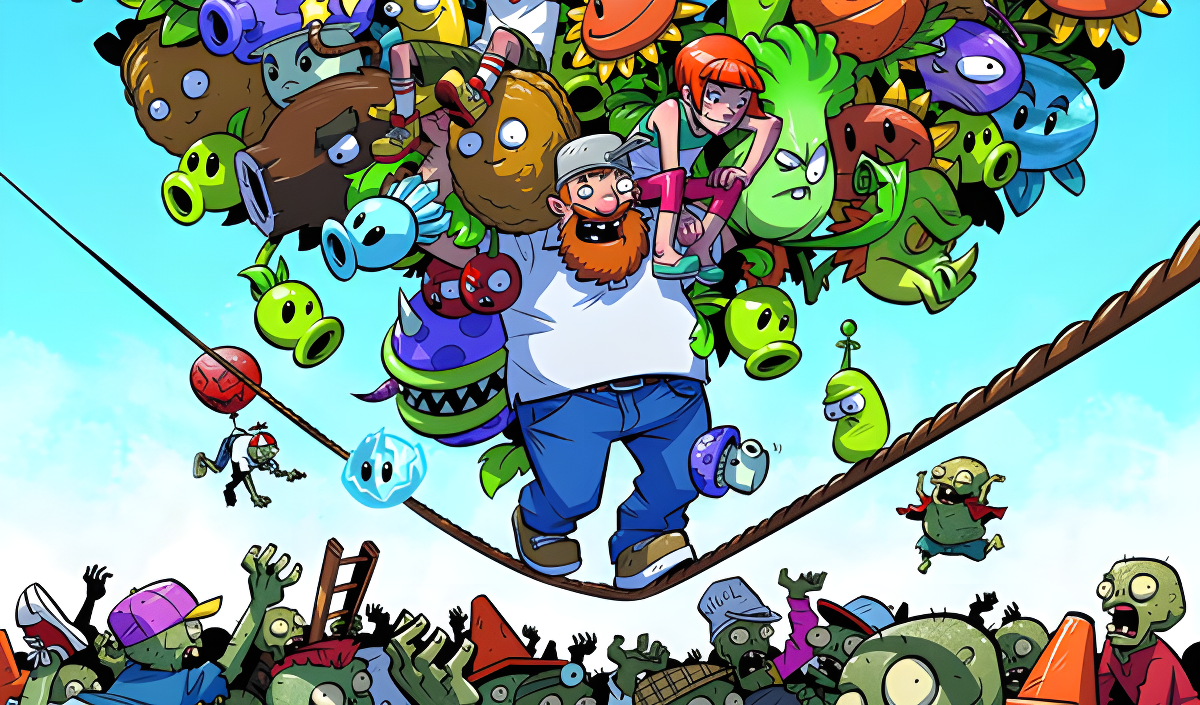 Copertina di Plants versus Zombies: Fusion
