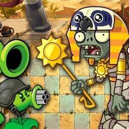 Plants vs Zombies. Desert Biome