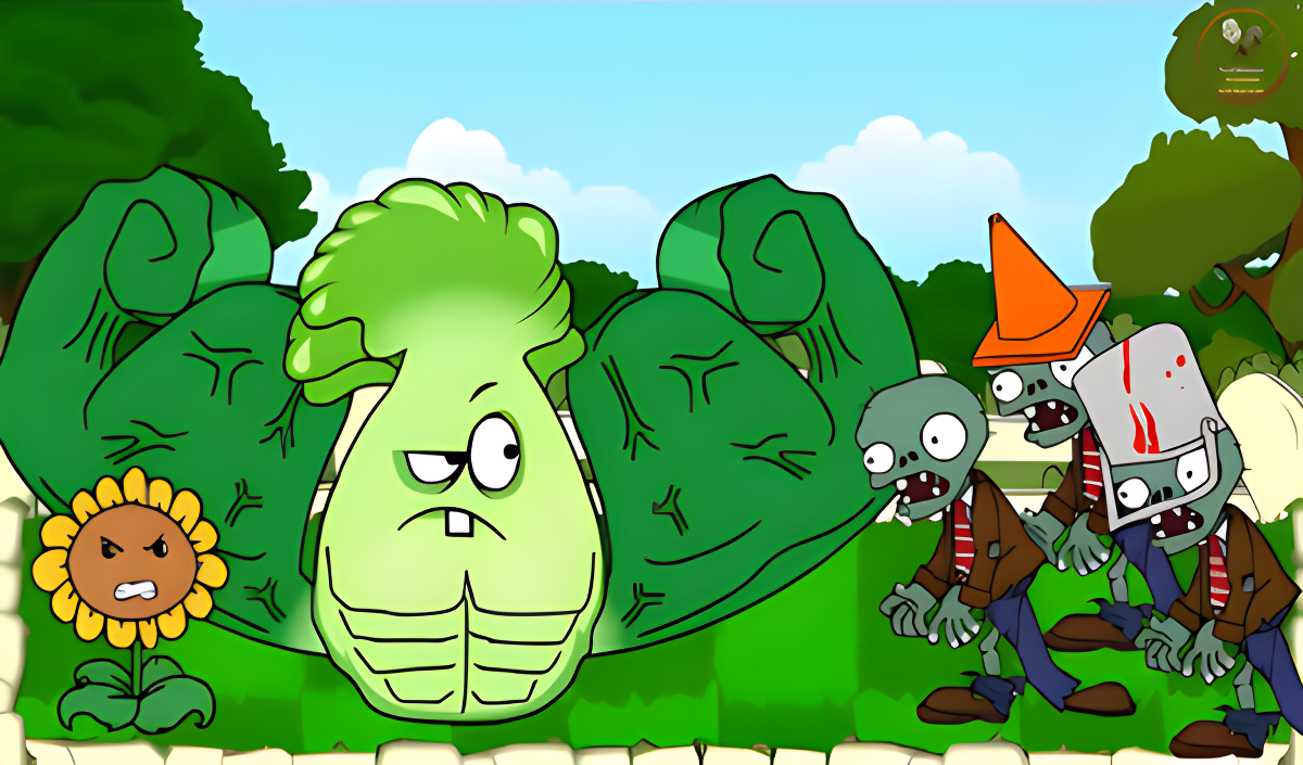 Plants vs. Zombies: Original cover art