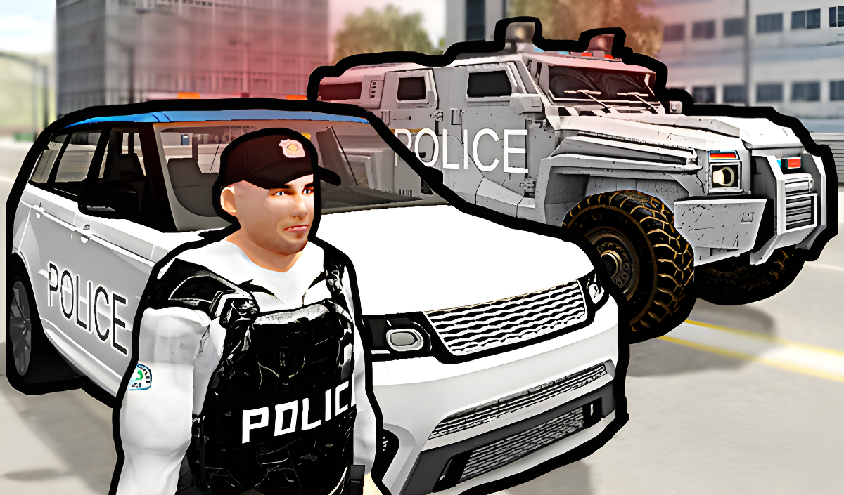Imagen de portada de Police Car in the City