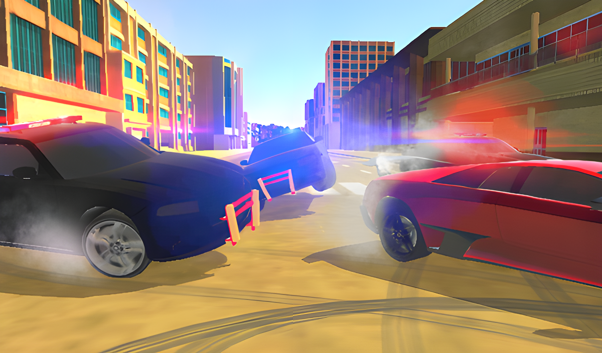 Police chaos. Racer Simulator