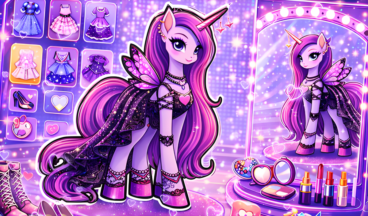 Pony Creator - dress up game for girls cover art
