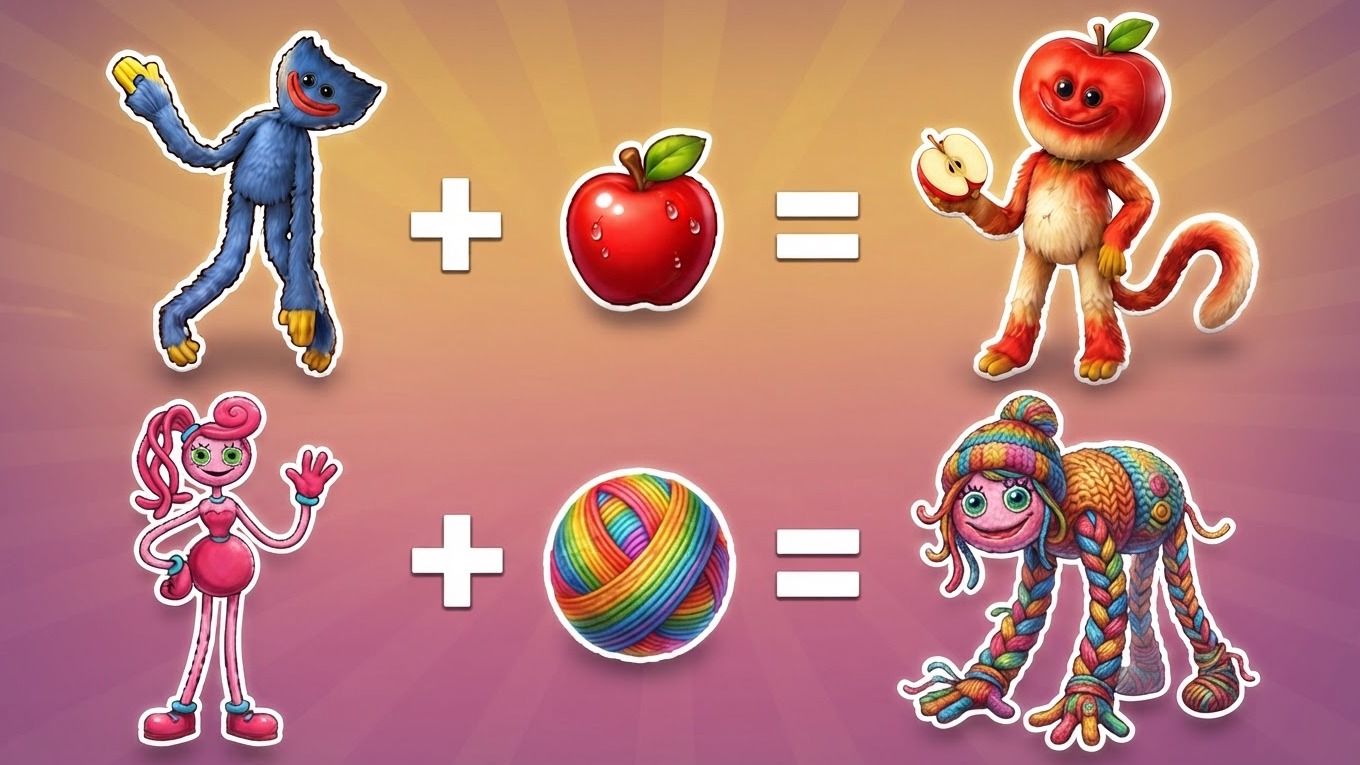 Poppy Playtime: Create a Unique Huggy Hybrid