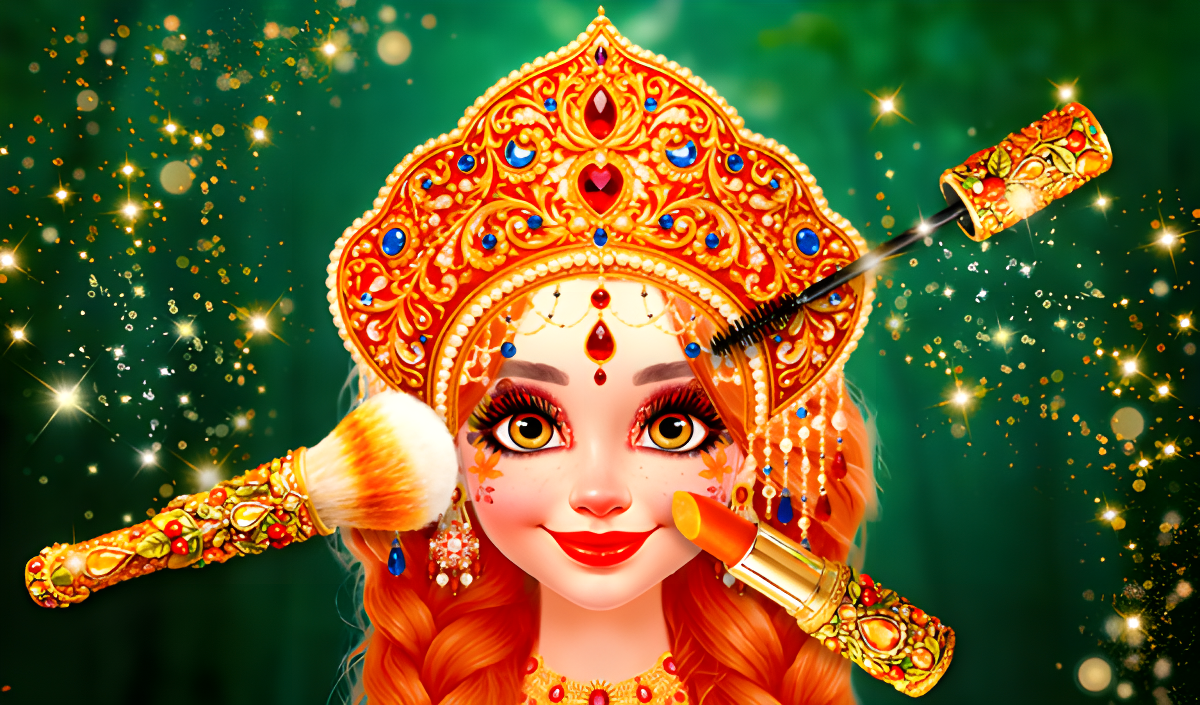 Visuel de Maquillage de Princesse : Salon de Beauté
