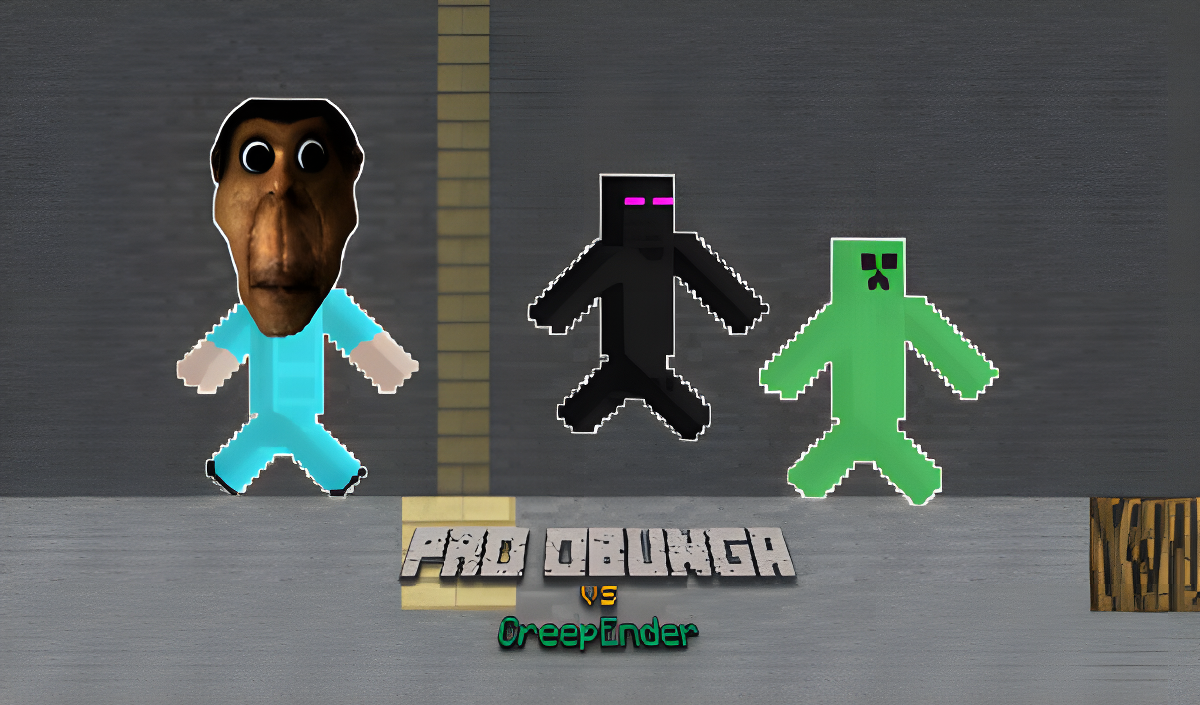 Arte da capa de Pro Obunga vs CreepEnder