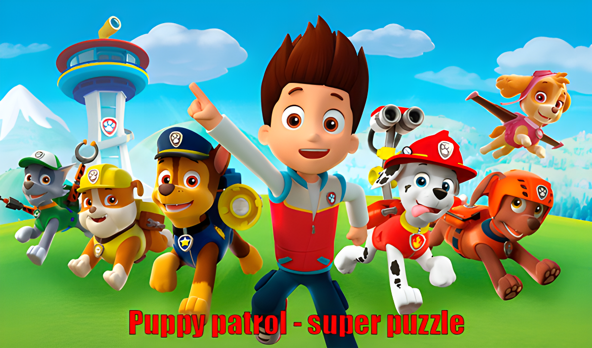 Imagen de portada de Puppy patrol - super puzzle
