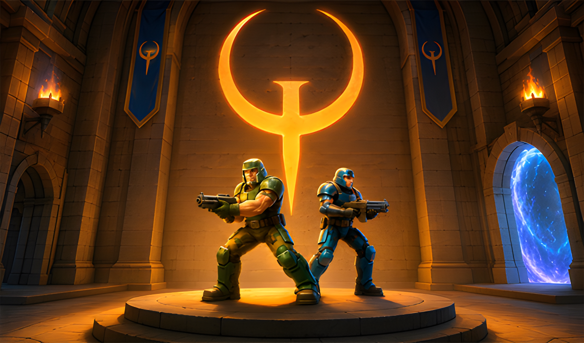 Arte da capa de Quake 3D Online