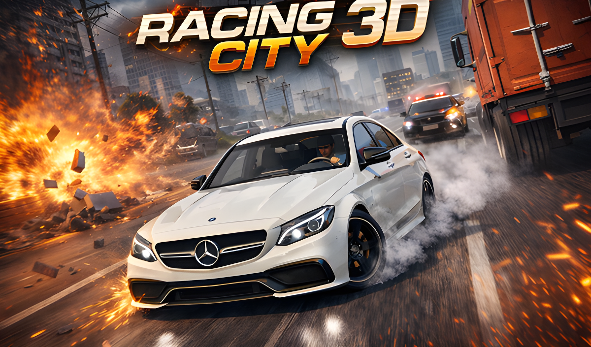 Copertina di Racing City 3D