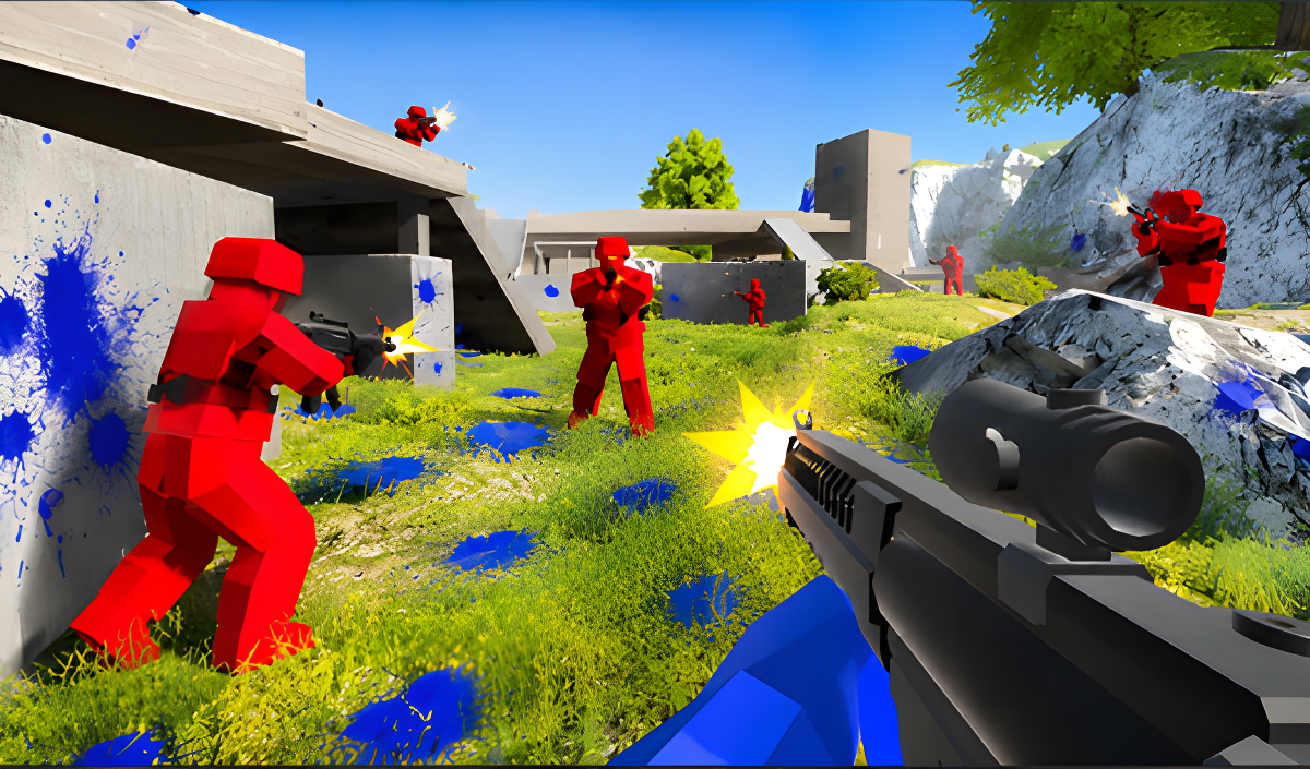Copertina di Red and Blue leader 2
