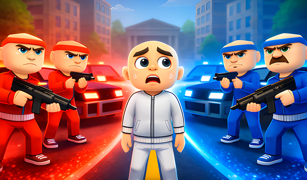 Red vs Blue. Strike Shooter. Multiplayer