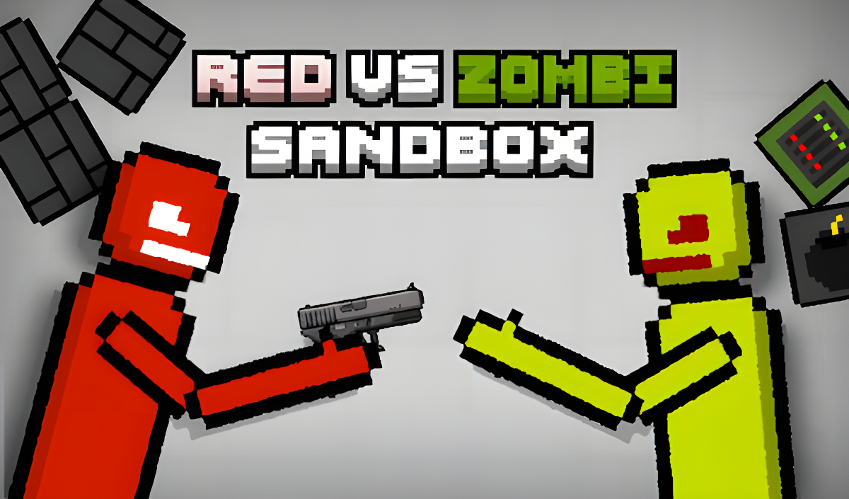 Copertina di Red vs Zombi sandbox