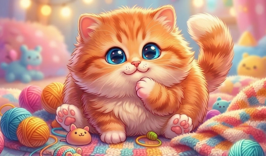 Relaxing Cute Cats: Merge
