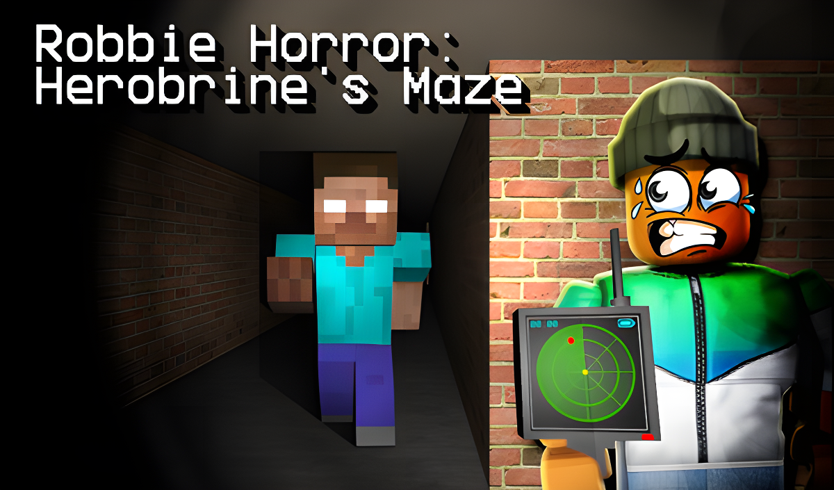 Robbie Horror: Herobrine's Maze cover art