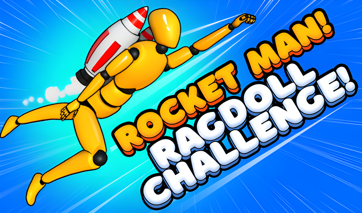 Raketenmann! Ragdoll-Herausforderung! Coverbild