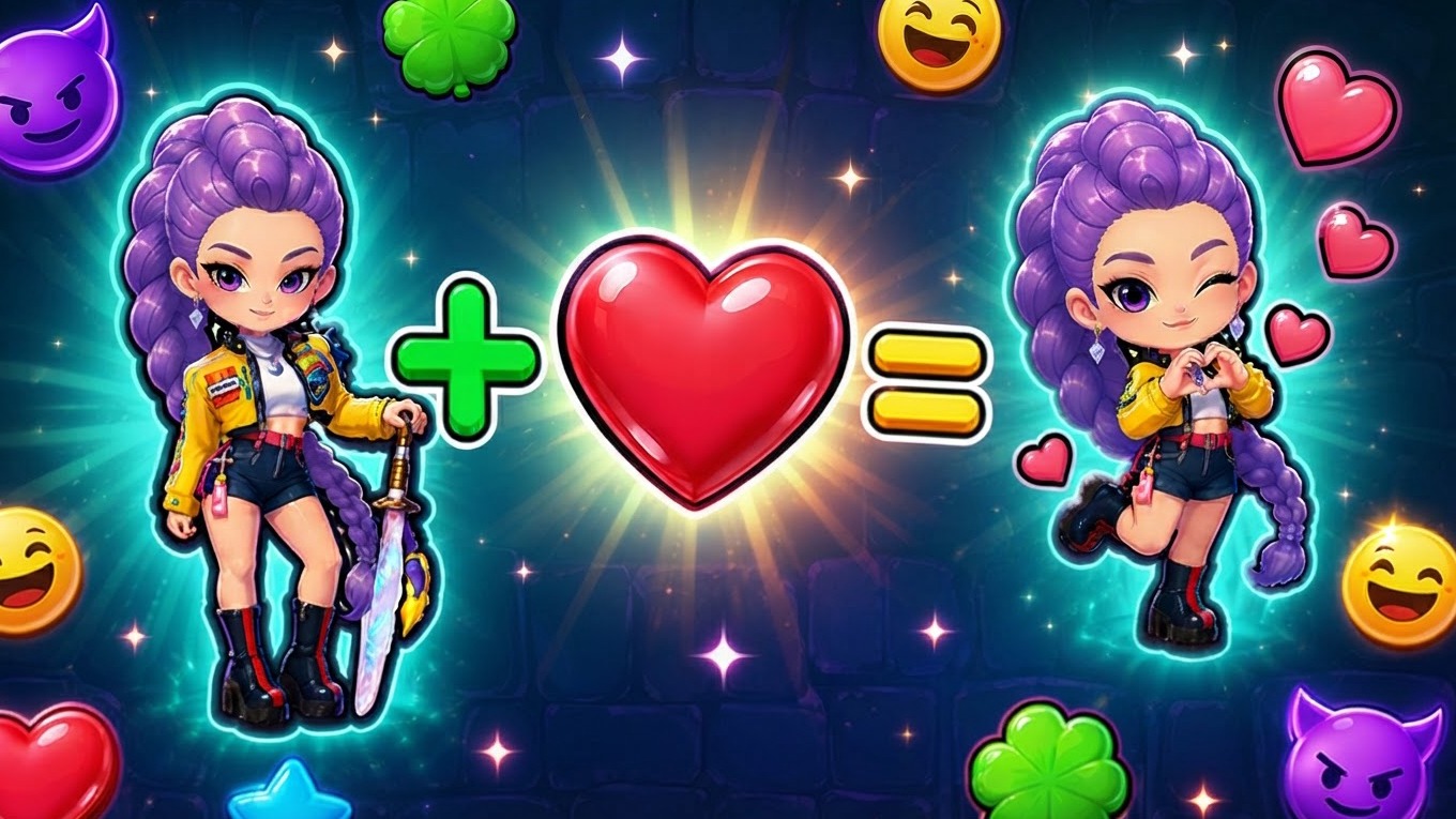 Imagen de portada de Rumi Huntrix: K-pop Huntresses emoji craft
