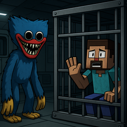 Run away from Huggy Wuggy