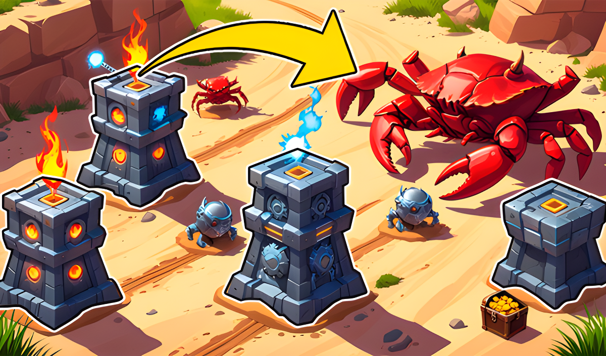 Rush Castle. Tower Defense cover art